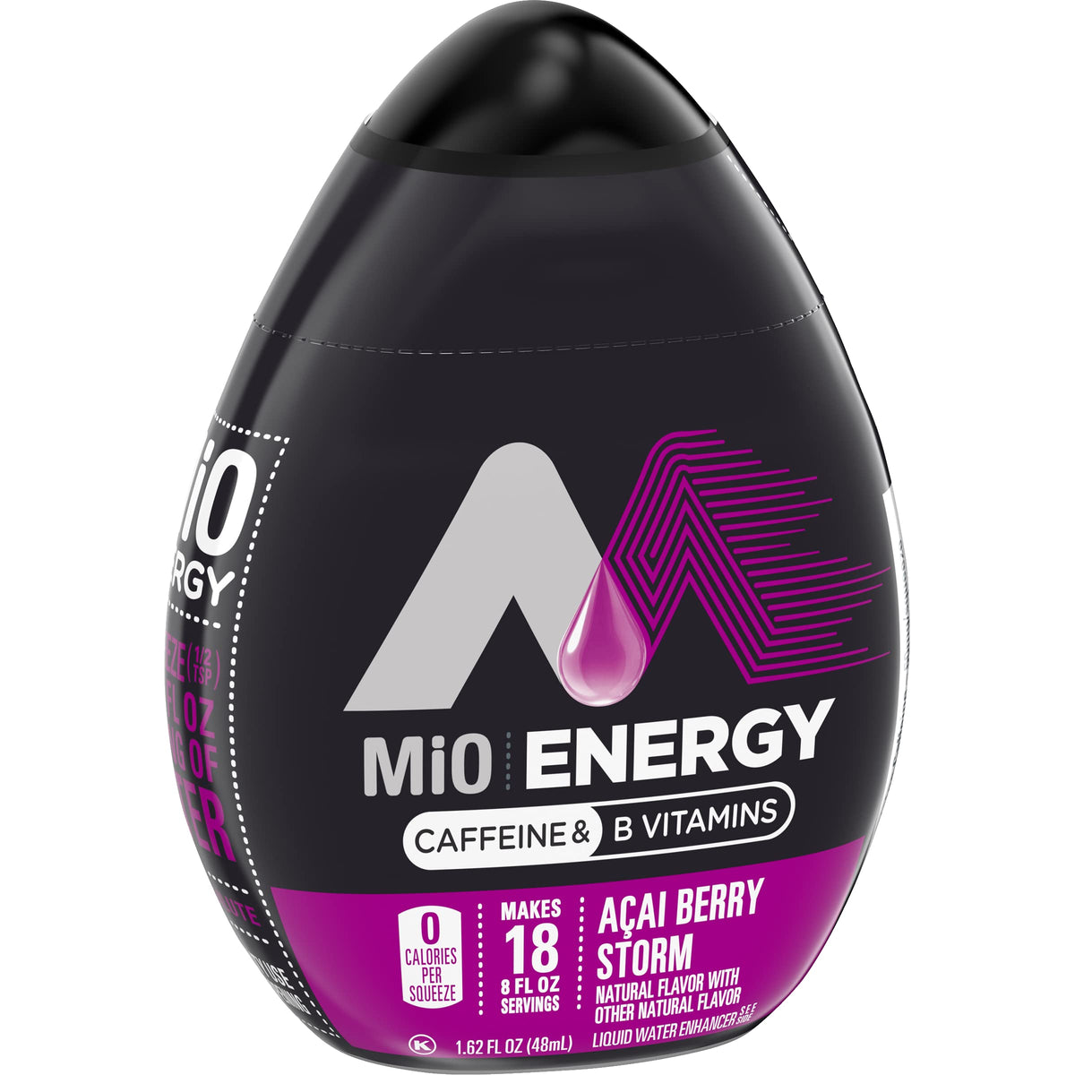MIO Energy Liquid Enhancer Acai Berry Storm 1.62 Ounce (PACK - 6)