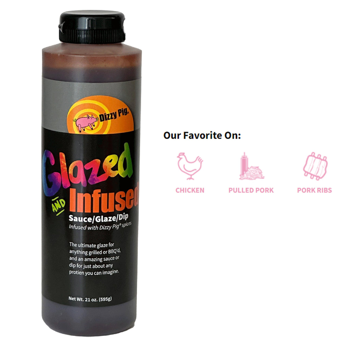 Dizzy Pig Glazed & Infused Barbecue Sauce/Glaze/Dip