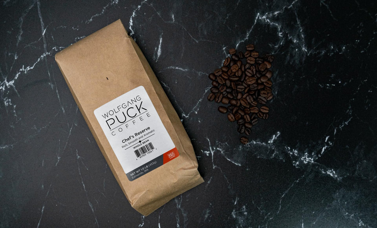 Wolfgang Puck Coffee Chef's Reserve, Whole Bean, 6 x 1lb. (013861)