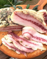 Fortuna's Guanciale - All Natural Pork Jowls, Hand Made in USA, approx 14-16 oz hand cut pieces. Cured Meat for Authentic Italian Dishes - Perfect