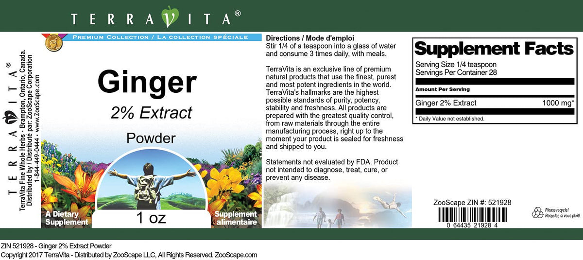 Ginger 2% Powder (1 oz, ZIN: 521928) - 3 Pack