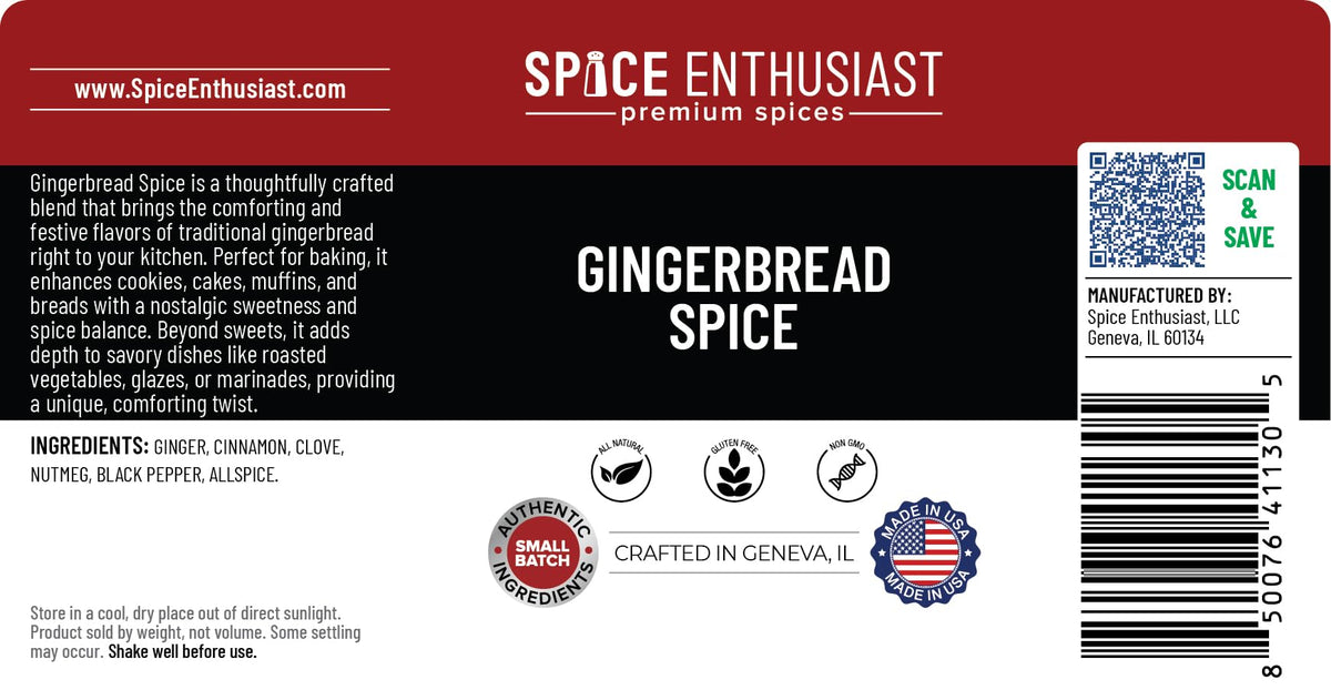 Spice Enthusiast Gingerbread Spice - 6 oz