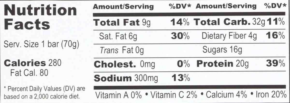 Probar Chocolate Brownie Base Bar, 2.47 OZ