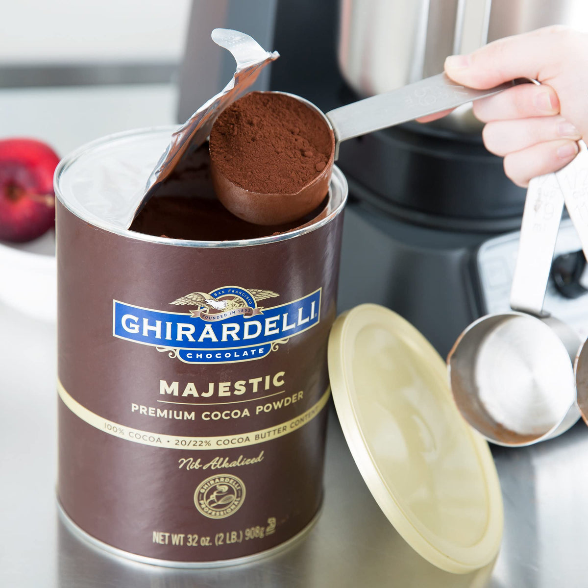 Ghirardelli Majestic Premium Cocoa Powder, 32 oz