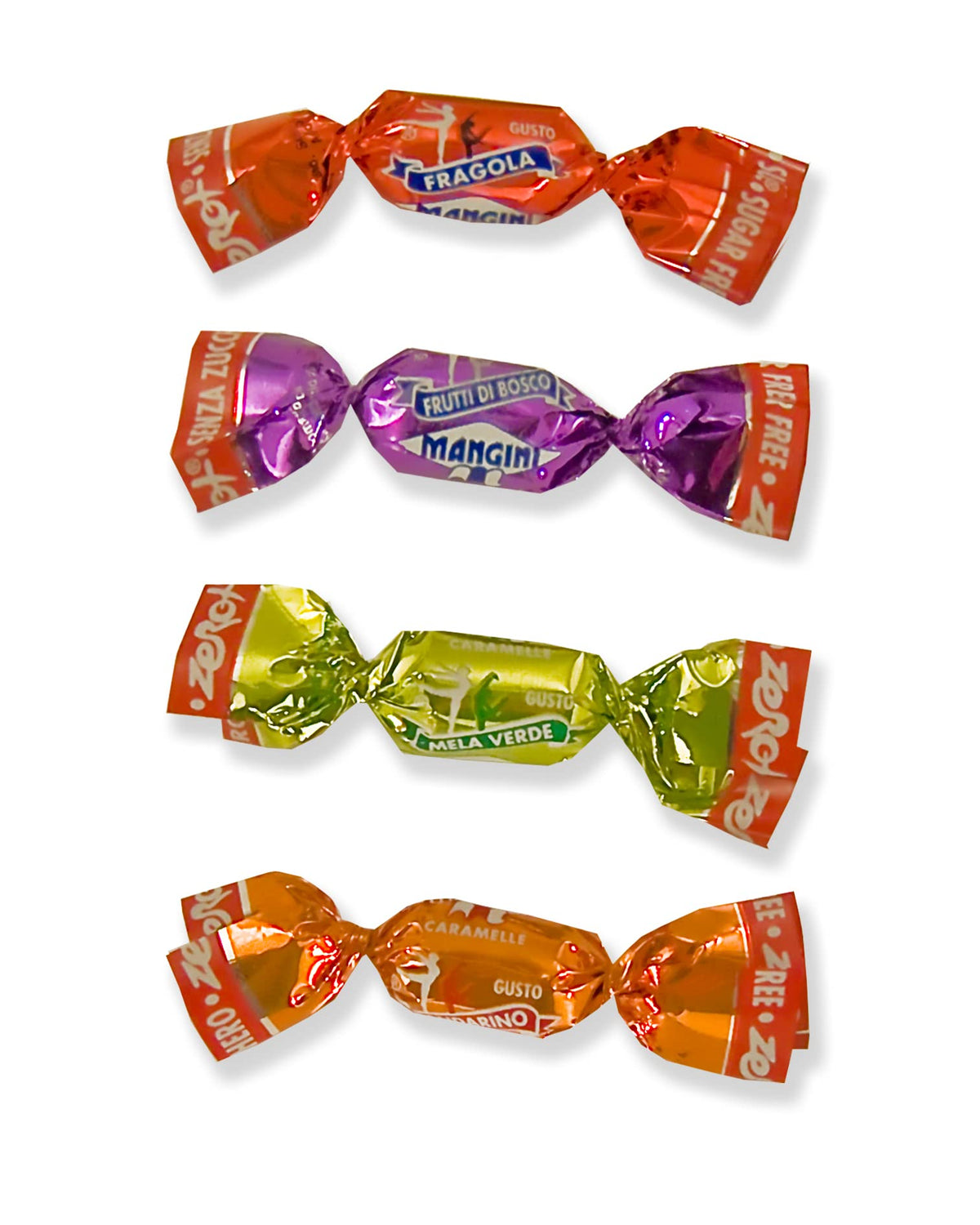 Mangini, Italian Sugar Free Assort. Fruit Candy (Frutta mista Zero+) (3 Lbs)