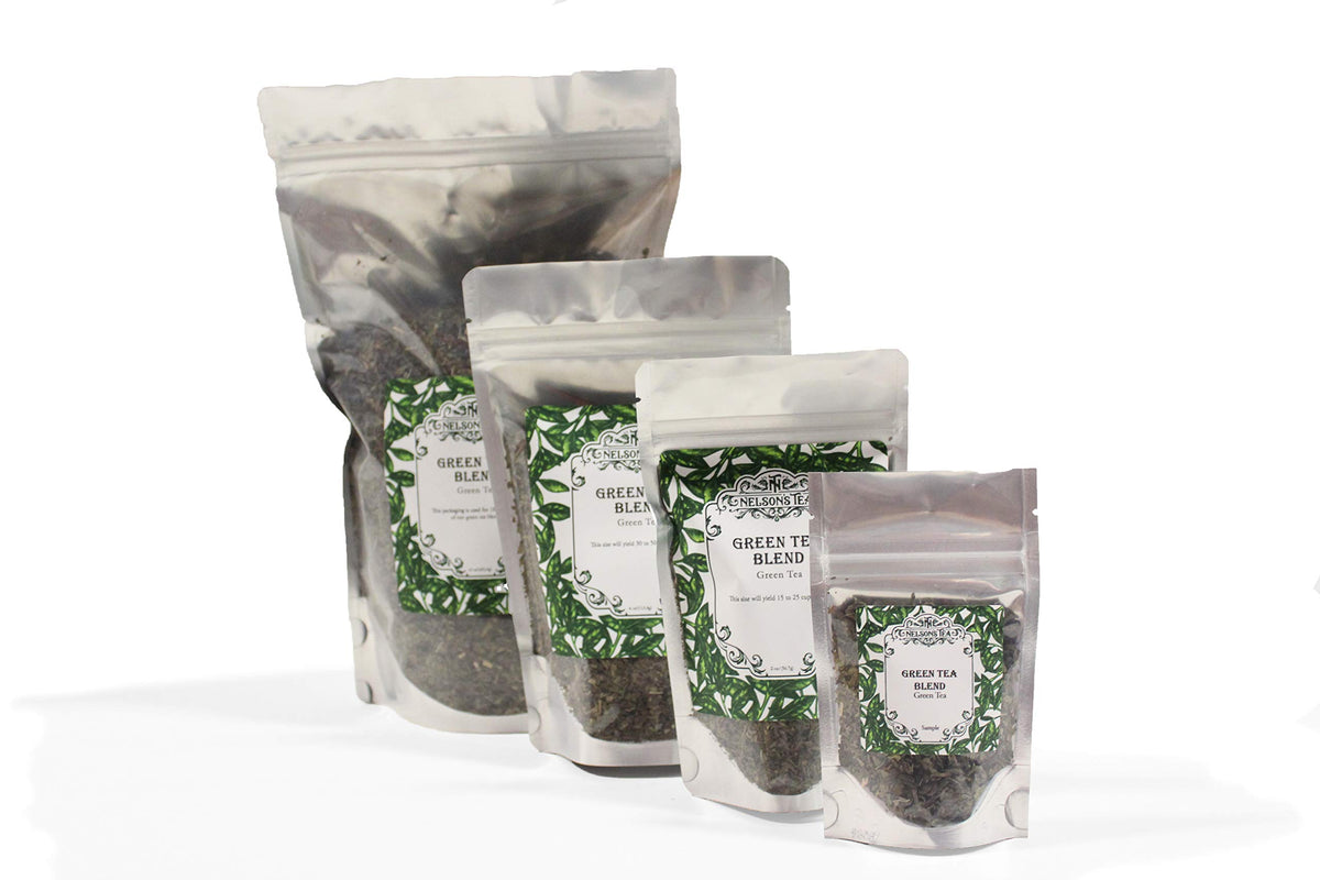 Nelson's Tea - Gunpowder - Green Loose Leaf Tea - 4 oz.