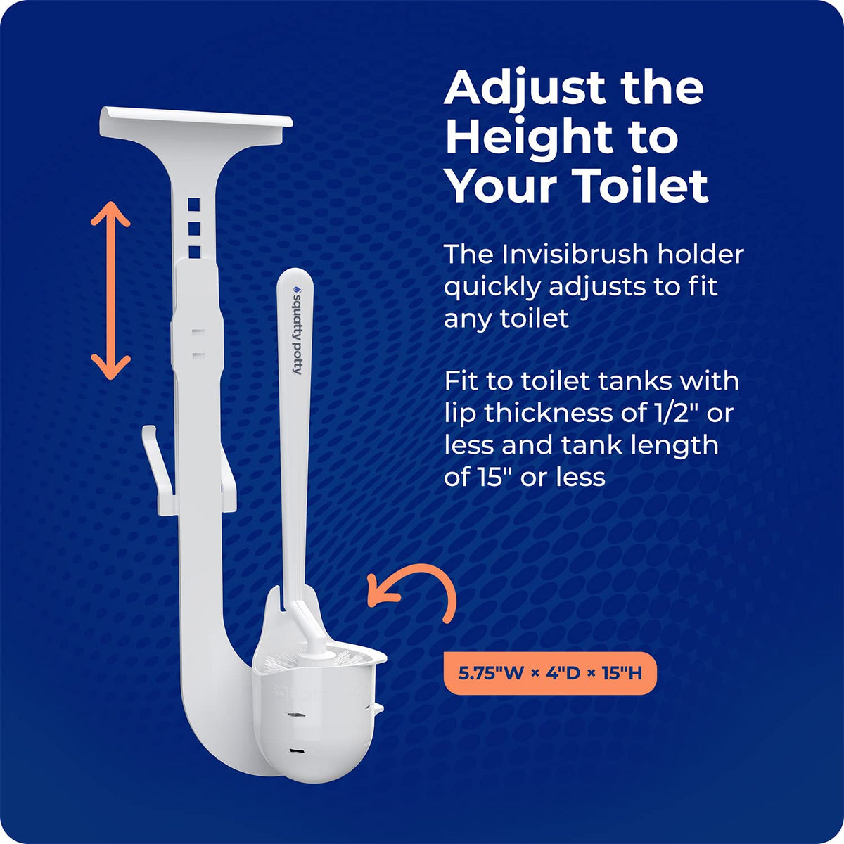 Squatty Potty Invisibrush Hidden Toilet Brush