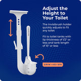 Squatty Potty Invisibrush Hidden Toilet Brush