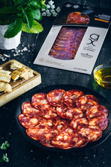 Pack Sampler Alta Expresión: All Natural Sliced Dry-uncured Acorn-fed Ibérico Ham (2x2oz), Chorizo (2oz) and Salami (2oz) AX by Covap
