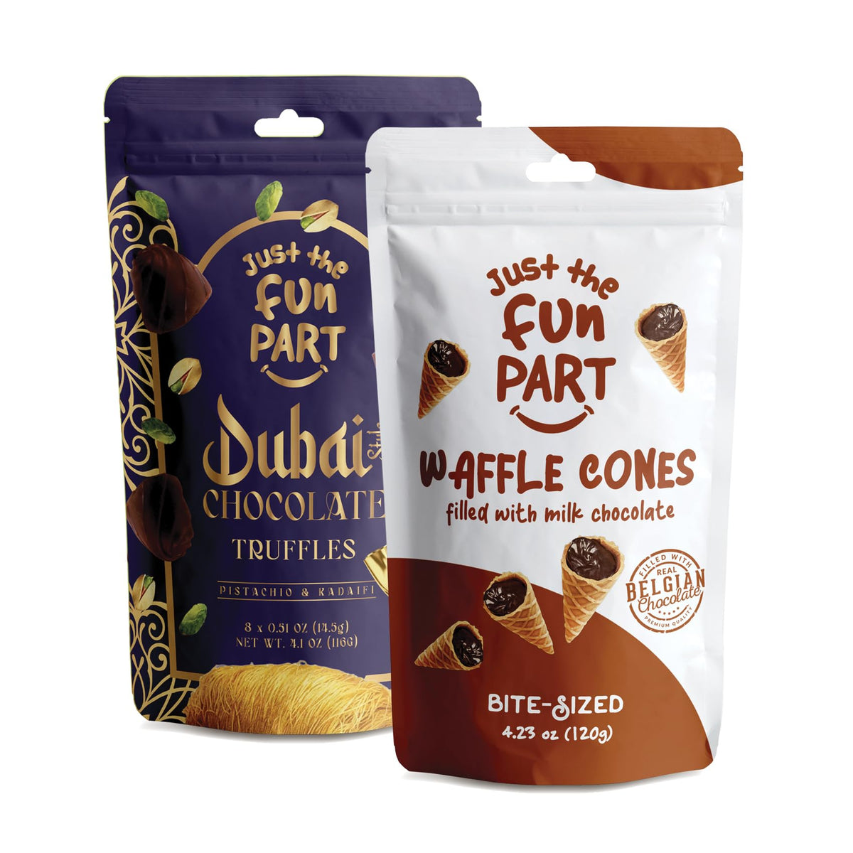 Just The Fun Part Bundle, Dubai-Style Truffles + Strawberry Cones