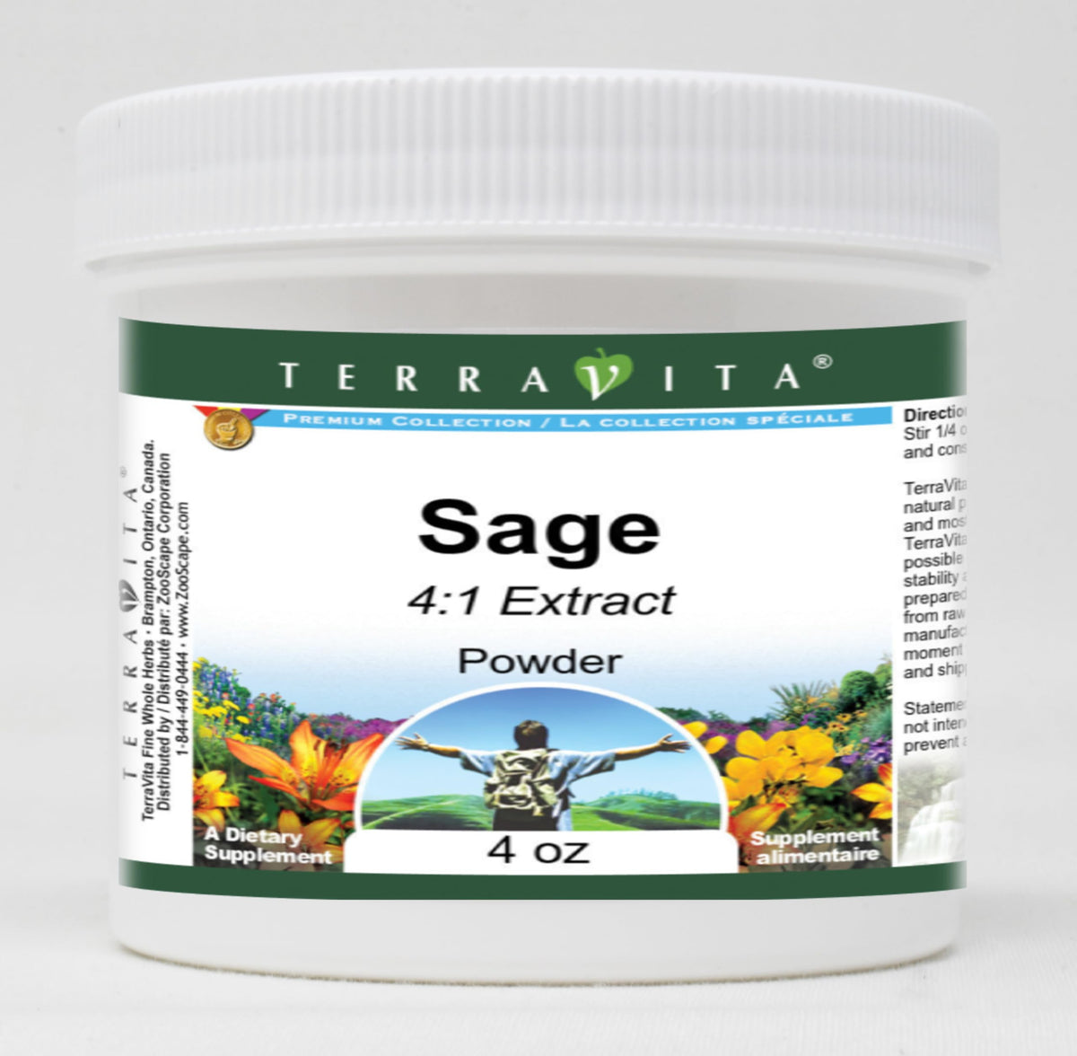 Sage 4:1 Powder (4 oz, ZIN: 521332) - 3 Pack