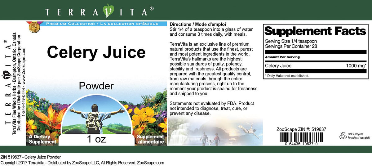 Celery Juice Powder (1 oz, ZIN: 519637) - 3 Pack