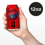 Coke Zero Sugar Cola Soda, 12 oz, 24 Pack (Package May Vary)
