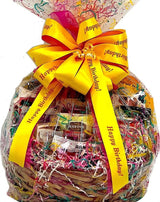 Hand-Crafted 22 Piece customizable chocolate gift basket of gourmet chocolates, cookies, and crunches. Tasty treats selected for businesses, clients