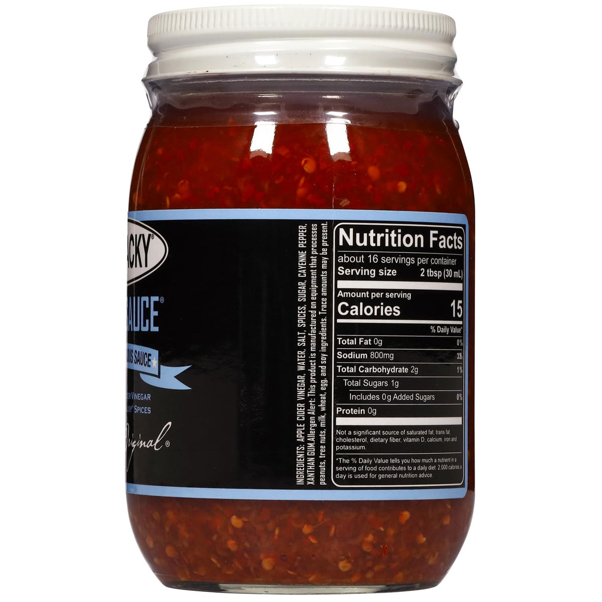 Cackalacky Famously Original Secret Sauce 16 oz - Gourmet Vinegar-Based Marinade and Dipping Sauce, Crafted with Natural Spices