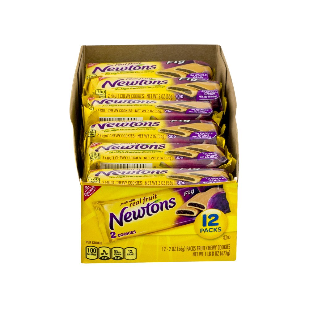 Nabisco Fig Newtons Chewy Cookies, 2 Ounce (Pack of 12)