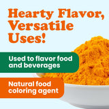 Food to Live Organic Turmeric Powder, 14 Pounds - Non-GMO, Finely Ground Turmeric Root, Pure, Kosher, Vegan, Bulk. Fragrant Spice. Great for Asian