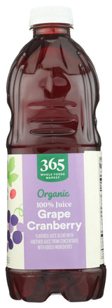 365 by Whole Foods Market, Organic Grape-Cranberry Juice Blend, 64 Fl Oz