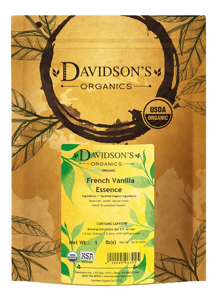 Davidson's Tea Bulk, French Vanilla Essence, 16-Ounce Bag