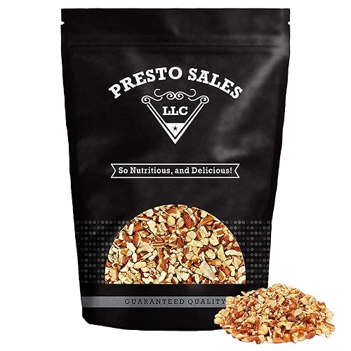 Presto Sales Chopped Pecans 80 Oz | Raw, Unsalted, Natural | Non-GMO, Keto/Paleo, Vegan | Chopped Pecans | Cholesterol Levels, and Reduces Several