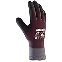 MaxiDry Zero 56-451 Cold Condition Work Glove with Thermal Lining and Full Double-Dipped Nitrile Coating (1, Extra Large)