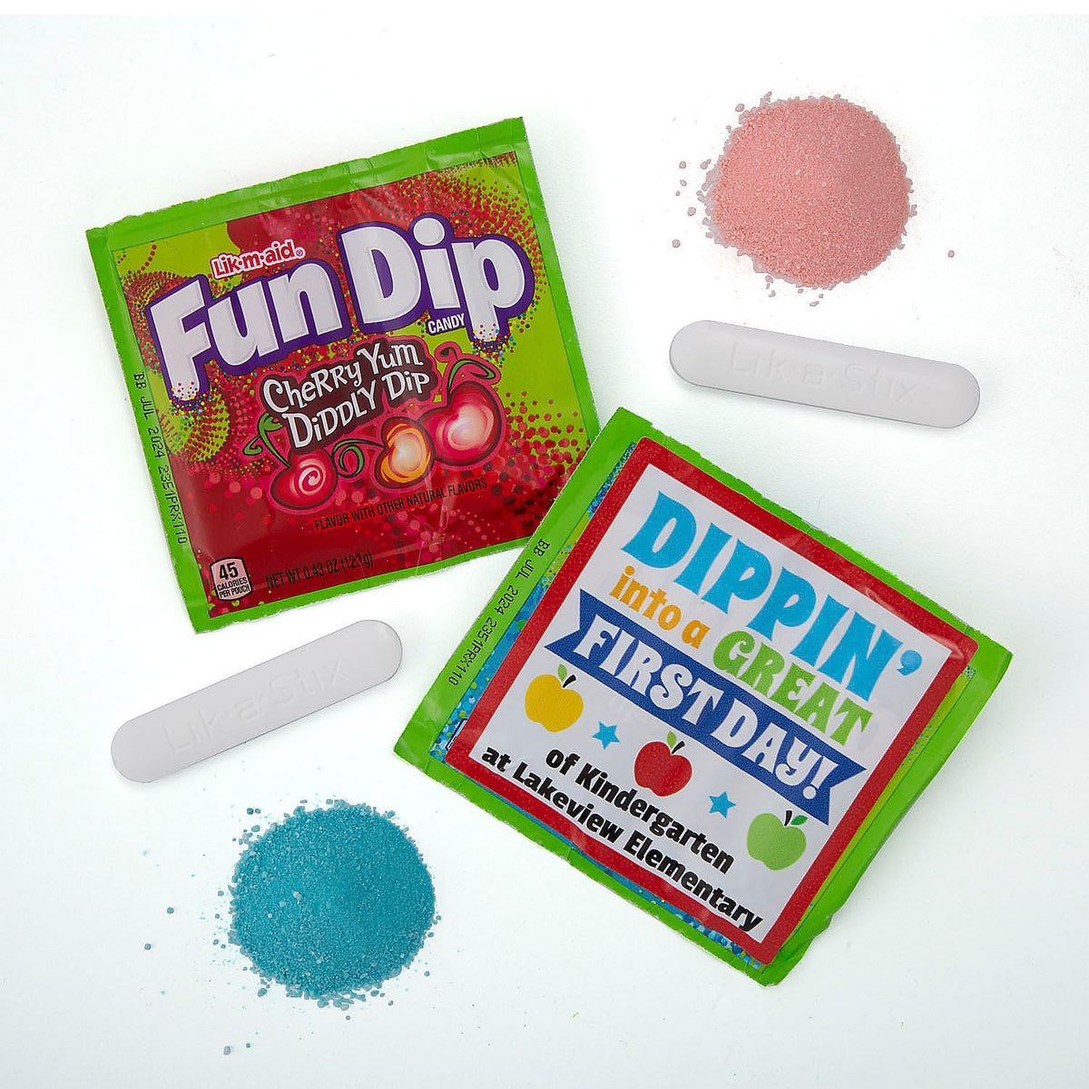 Fun Express Lik-m-aid Fun Dip Candy Packs, Bulk 48 Pieces