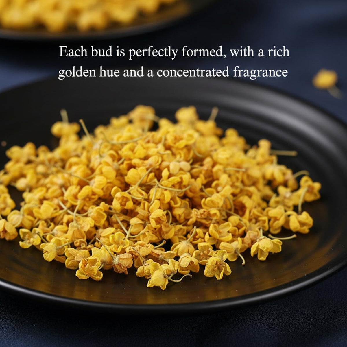 Osmanthus 3.53oz /100g, Dried Osmanthus Flower Edible Osmanthus Loose Leafe Tea, Chinese Traditional Fragrans Tea for Bervage, Food, Baking, Jam, Gui