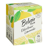 Belvoir Farms Sparkling Elderflower Flavored Lemonade | Delicious On It's Own Or As A Mixer | Product of The UK | 4 Cans, 8.4 fl oz (250mL)