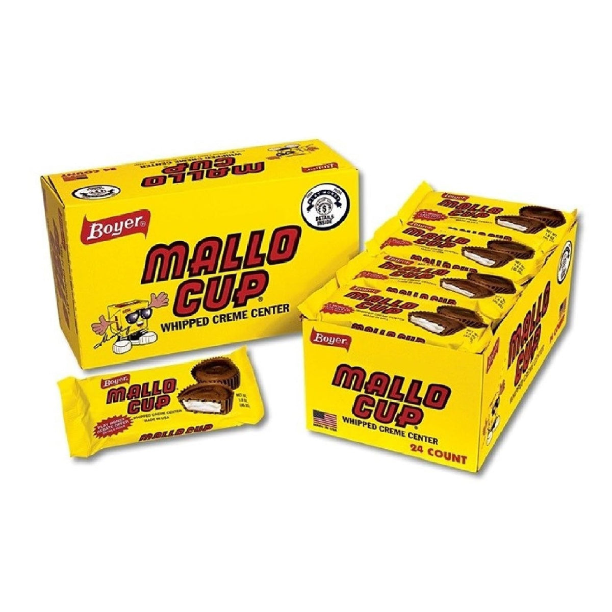 Milk Chocolate Mallo Cup 2 Pack / 24 Count