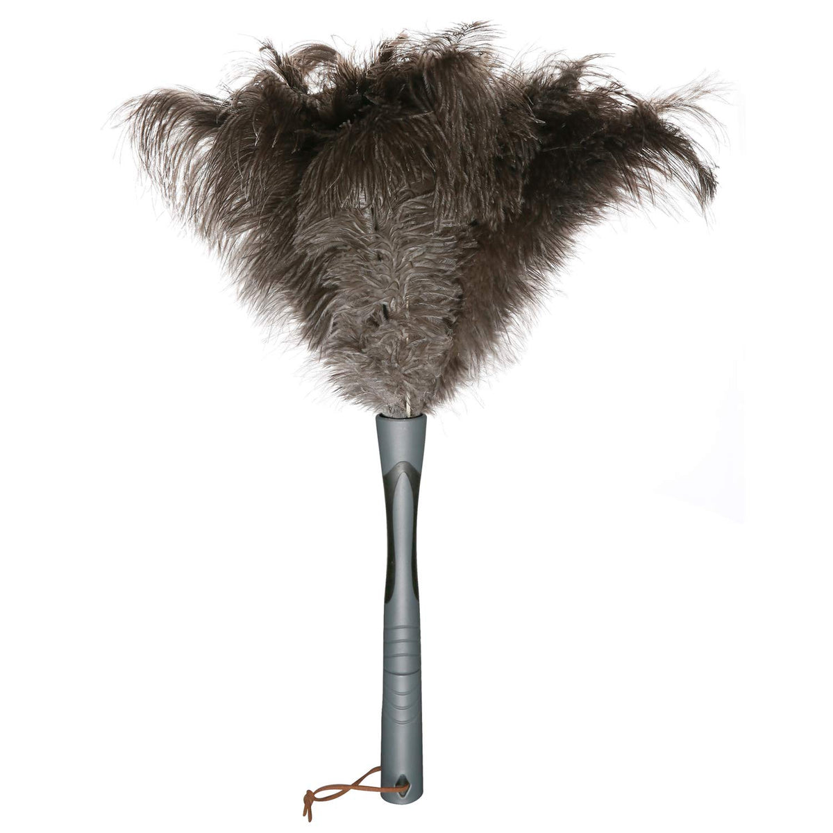 Midoneat Ostrich Feather Duster, Big and Soft and Fluffy Microfiber Duster,22 inch (Gray)