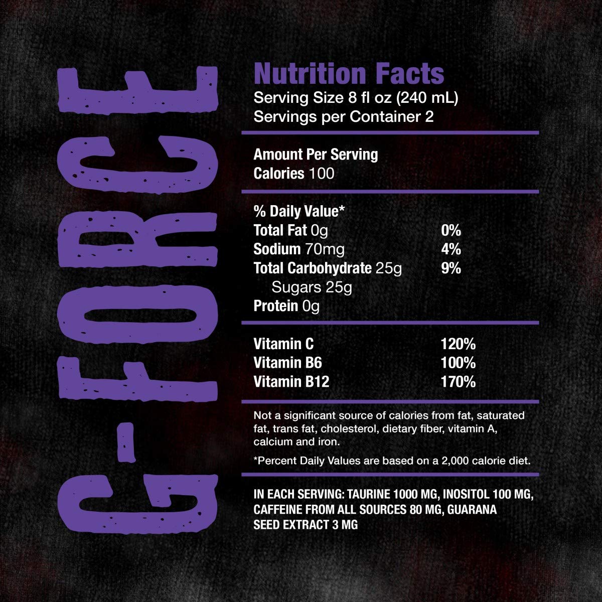 Rip It Energy Drinks Tribute Editions (G Force, 6 Cans)