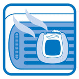 Febreze 2 mL (0.06 FL OZ) Car Vent Clips Air Freshener and Odor Eliminator, Midnight Storm Scent (2 CLIPS)