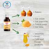 Deiman Natura Artificial Food Flavoring Orange Concentrate (4 fl oz)
