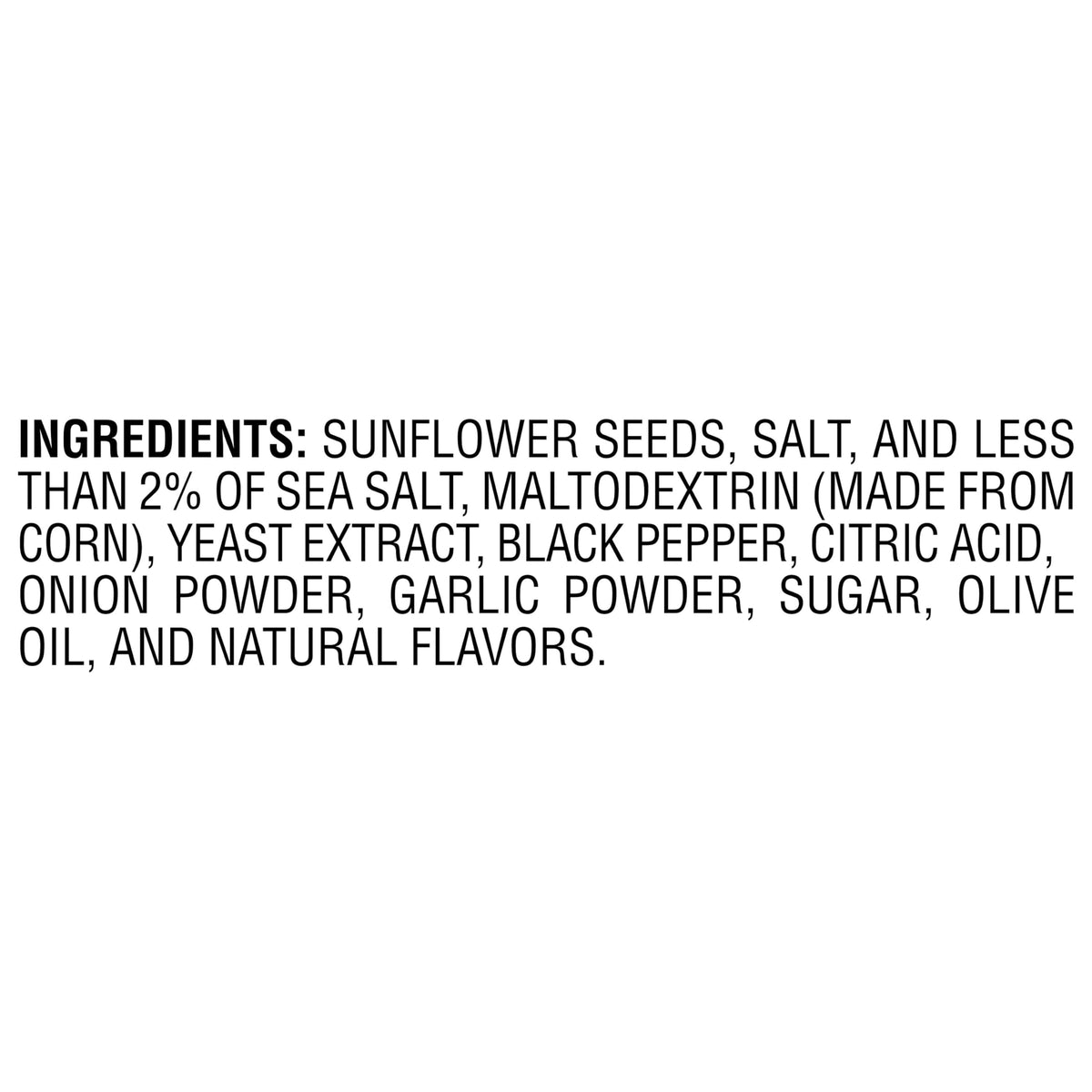 Spitz Sunflower Seeds Pack, Cracked Pepper, 16 Oz Snack Bag