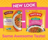 Tasty Bite Organic Chickpea Tikka Masala, Ready to Eat, Microwavable Entrée, Vegan, 10 Ounce (Pack of 6)