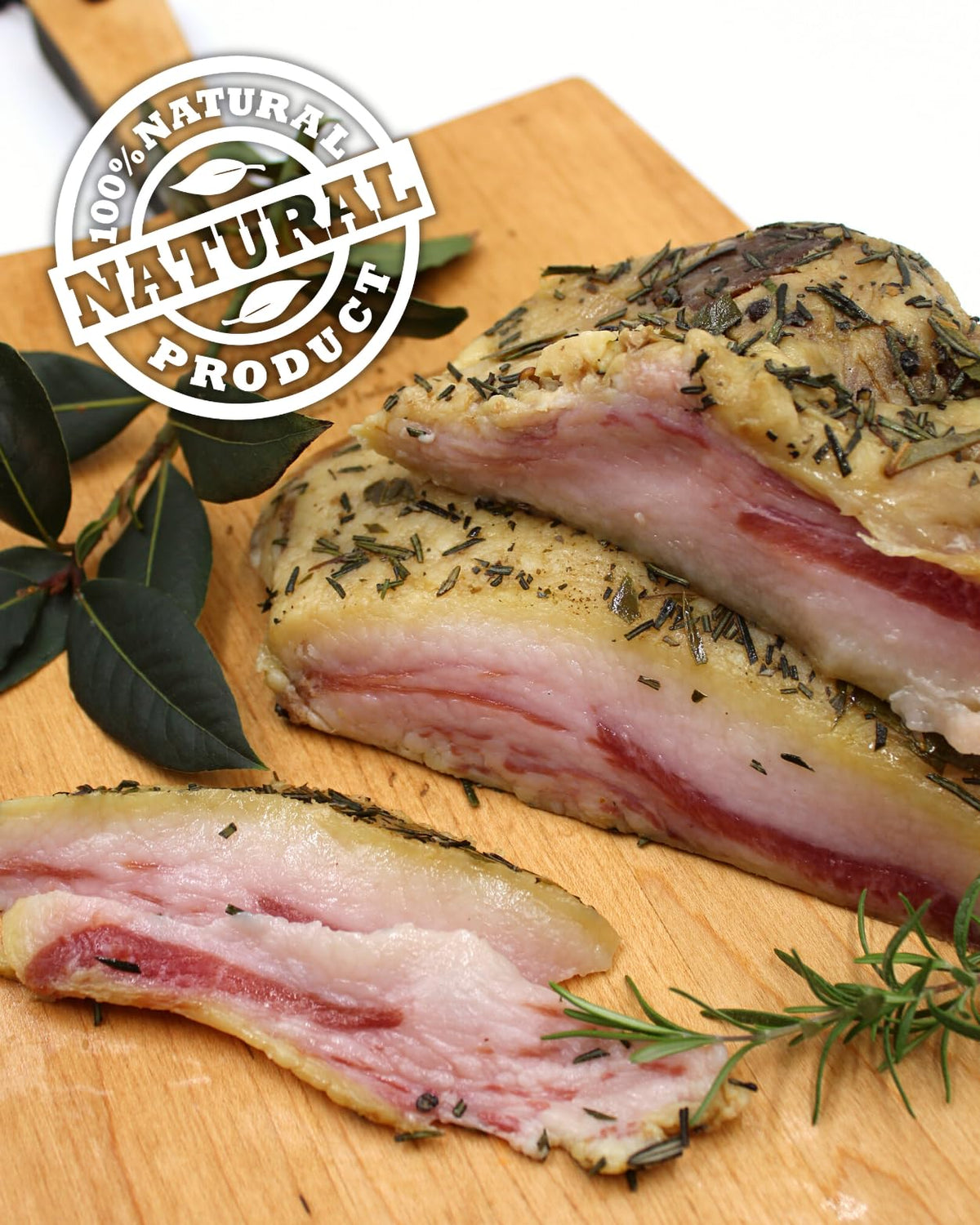 Fortuna's Guanciale - All Natural Pork Jowls, Hand Made in USA, approx 14-16 oz hand cut pieces. Cured Meat for Authentic Italian Dishes - Perfect