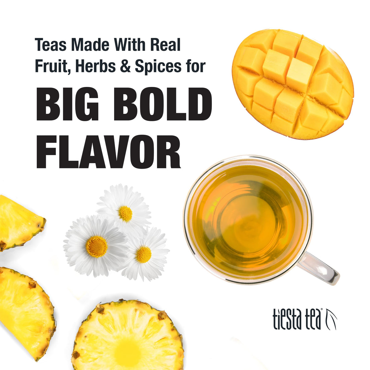Tiesta Tea - Mango Dreamzzz Chamomile Loose Leaf Herbal Tea, Relaxing Chamomile & Lemongrass Blend, Caffeine-Free, Brew Hot or Iced, Makes Up to 200