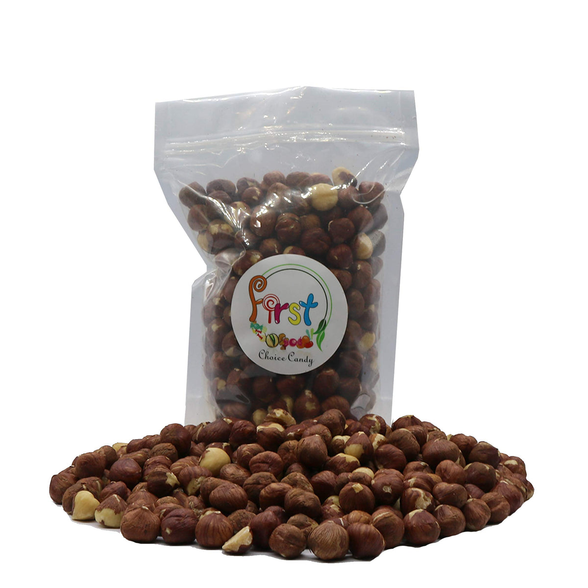FirstChoiceCandy Gourmet Raw Unsalted Hazelnuts 1 LB