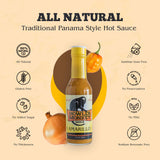 Howler Monkey Sauce - Amarillo Hot Sauce - 5 Fl Oz (Pack of 4)