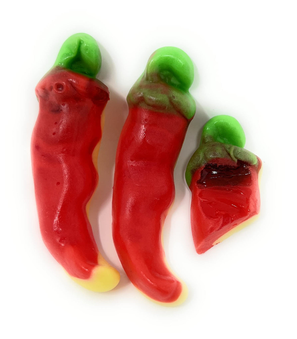 Dulcefina chocolate and Sweets, Chili Peppers Jam Filled Gummies (2.200 Lbs)