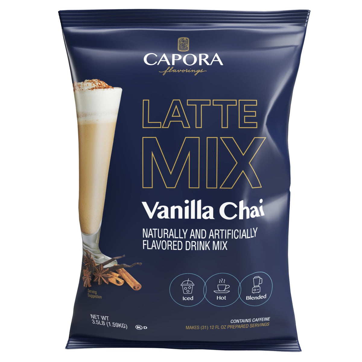 Capora 3.5 lb. Vanilla Chai Latte Mix