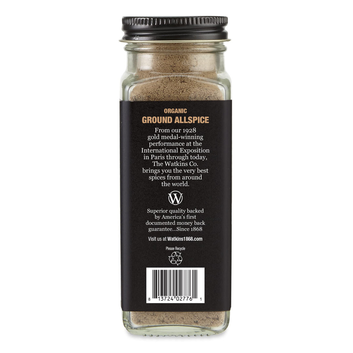 Watkins Organic Ground Allspice, 2.5 oz., 1-Pack