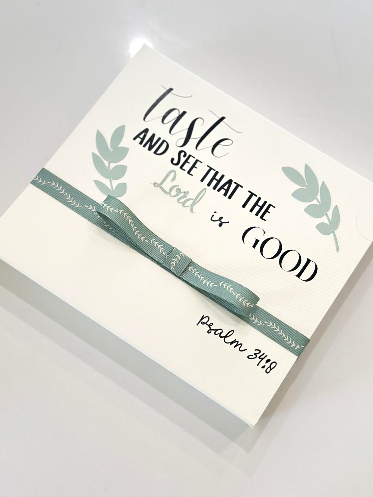"Taste and See" Psalms 34:8 - Bible Verses Chocolate Gift Box, Brigadeiro Brazilian Truffles, 30 Units, Assorted flavors - Birthday Gift Baskets by