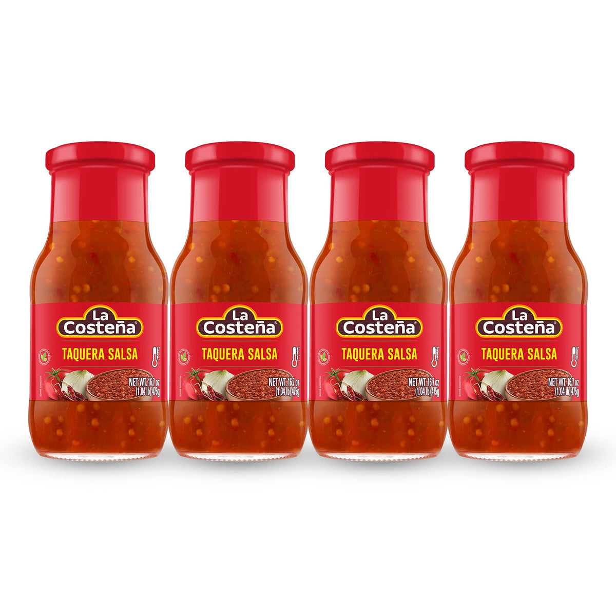 La Costeña Salsa Taquera 16.7 oz (4-Pack)