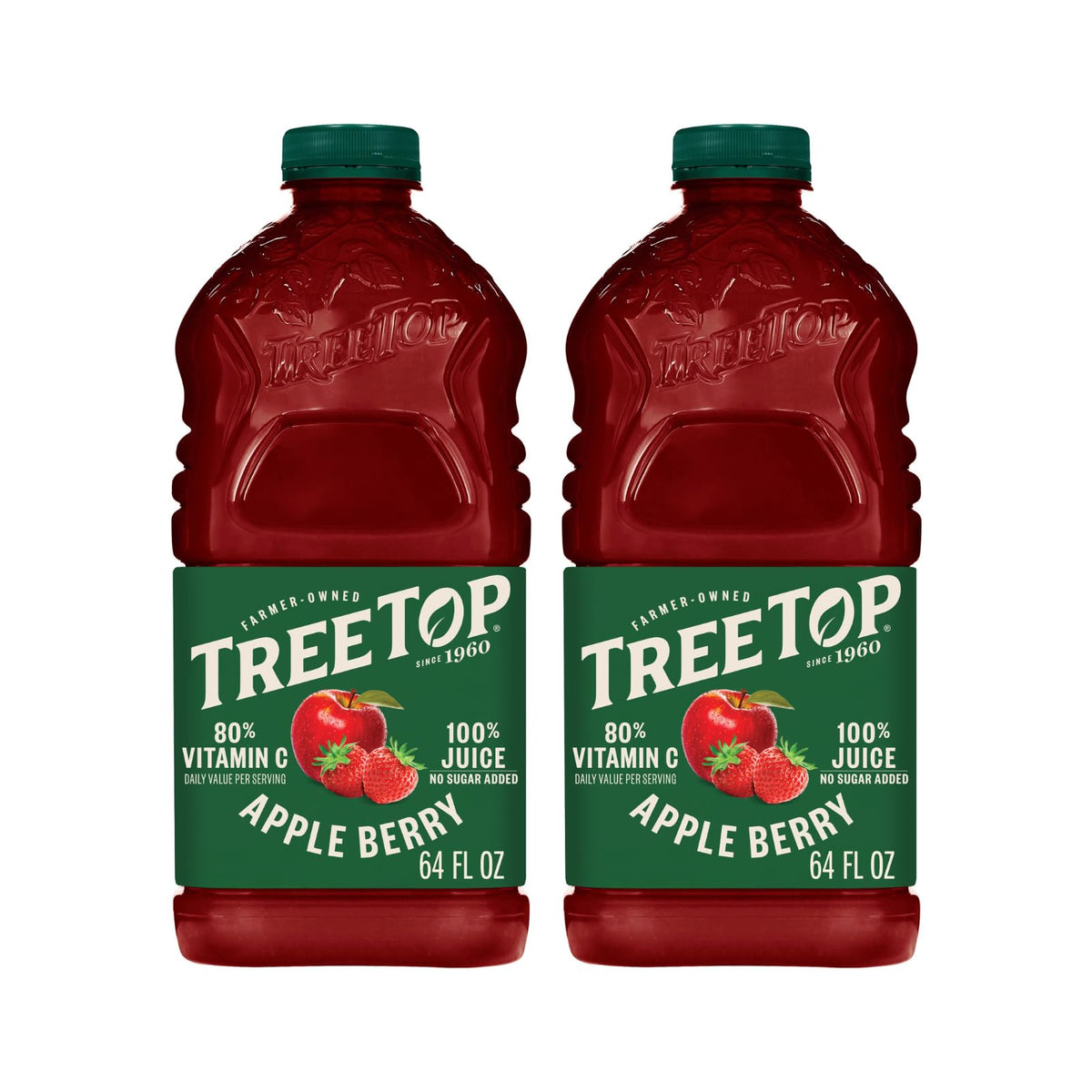 Tree Top Apple Berry Juice, 64 Fl oz. (Pack of 2)