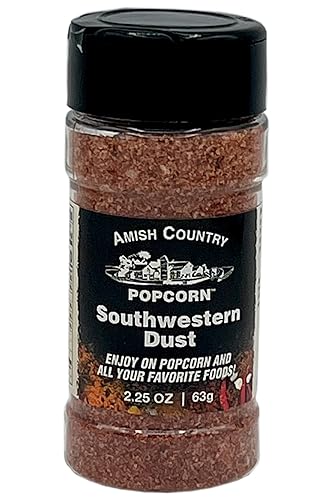 Amish Country Popcorn | Southwestern Popcorn Dust - 2.5 oz | Old Fashioned, Non-GMO and Gluten Free