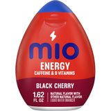 Mio Water Enhancement Variety Pack Includes Green Thunder, Black Cherry, Orange Tangerine, Fruit Punch and Mango Peach 1.62 Fl Oz each (Pack of 5)
