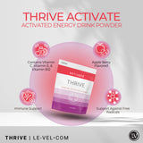 Le-Vel Thrive Activate Apple Berry Drink Mix, 30 Packets