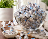Kisse's HUGS Milk Chocolate & White Creme Candy Bulk 2 LB Approx 200 Pieces Individually Wrapped Party Favor Candy