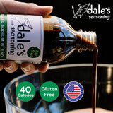 Steak Seasoning By Dale's, Reduced Sodium Blend, No Cholesterol | Delicious on All Meats, Fish | 16 oz Bottle (12 Pack) | No Long Marinating, Savory